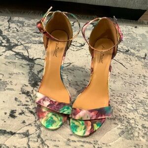 Anne Michelle Tropical women’s size 10 4 inch heels